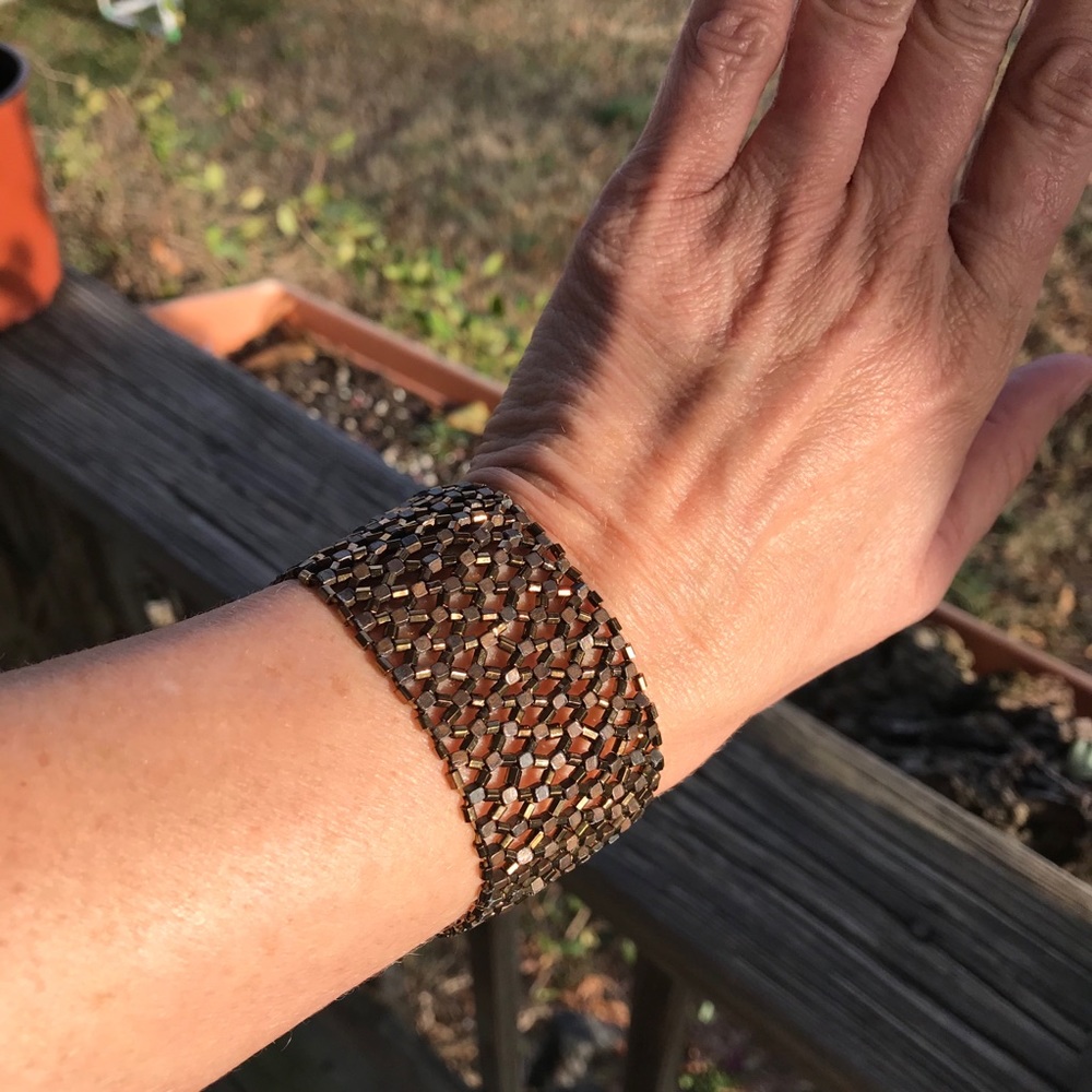 Chocolate Brown Beaded Bracelet